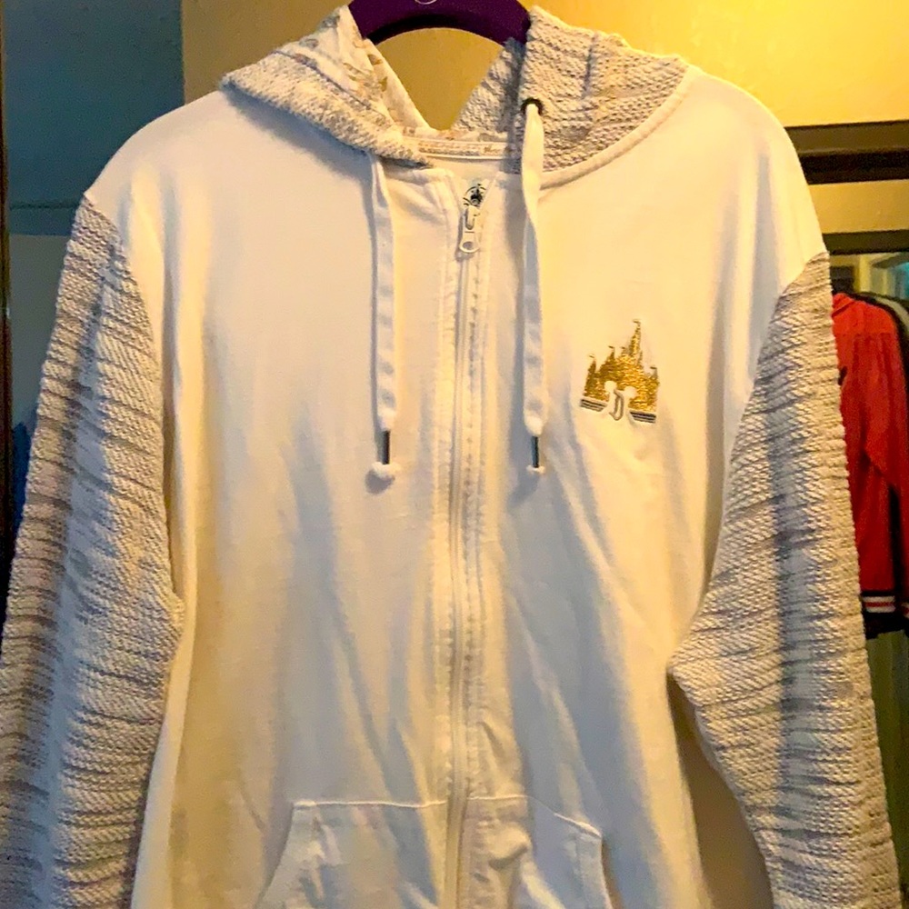 Disneyland Mickey Castle Zip up hoodie 2XL